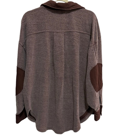 Free People - Ruby Shacket - distressed Style - Brown - Size S - Picture 2 of 8